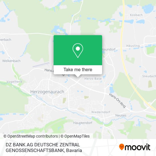 DZ BANK AG DEUTSCHE ZENTRAL GENOSSENSCHAFTSBANK map