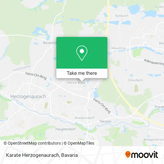 Карта Karate Herzogenaurach