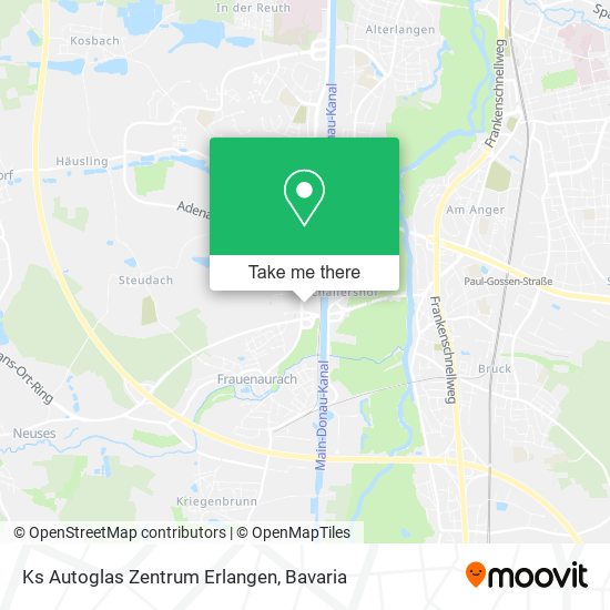 Ks Autoglas Zentrum Erlangen map