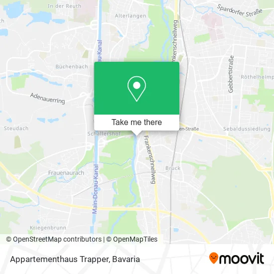 Карта Appartementhaus Trapper