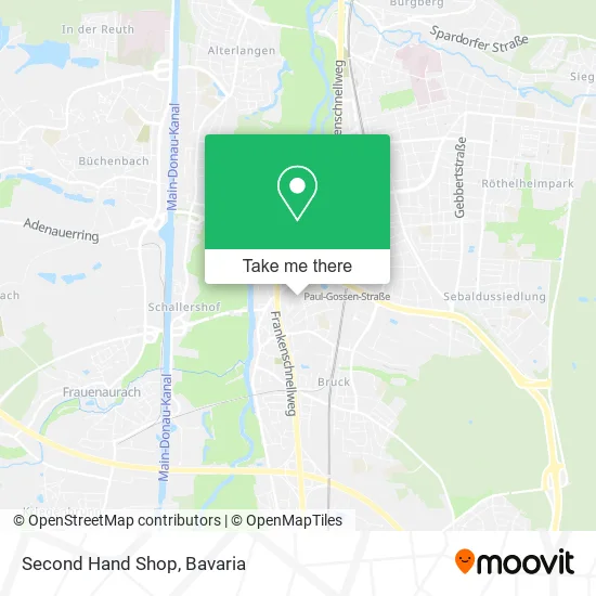 Карта Second Hand Shop