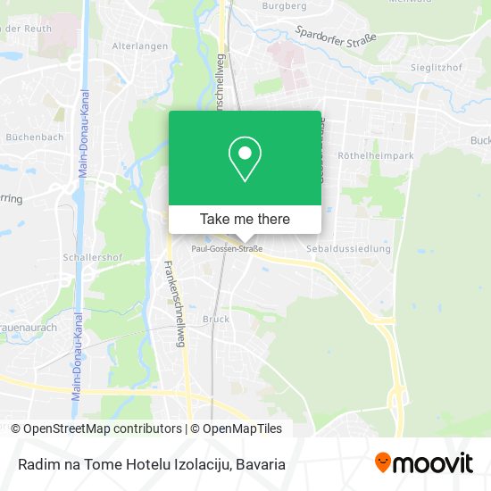 Radim na Tome Hotelu Izolaciju map