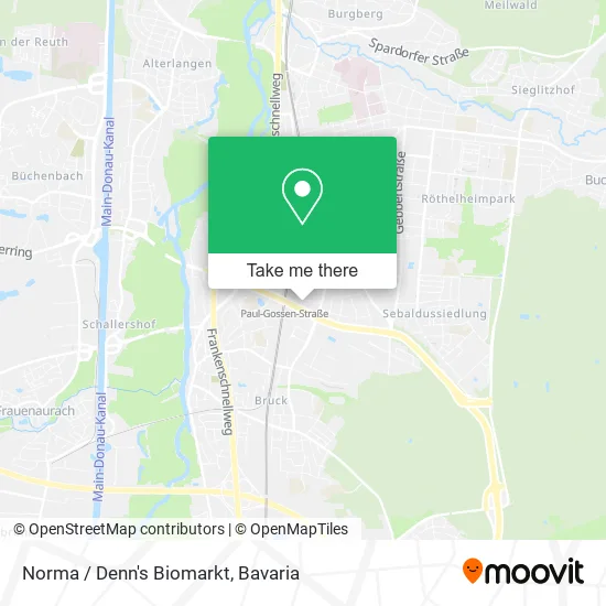 Карта Norma / Denn's Biomarkt