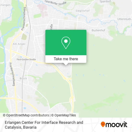 Карта Erlangen Center For Interface Research and Catalysis