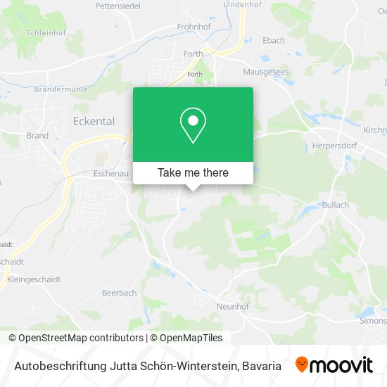 Autobeschriftung Jutta Schön-Winterstein map