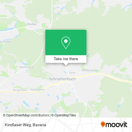 Карта Kindlaser Weg