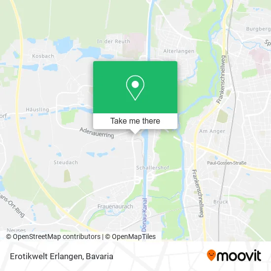 Карта Erotikwelt Erlangen