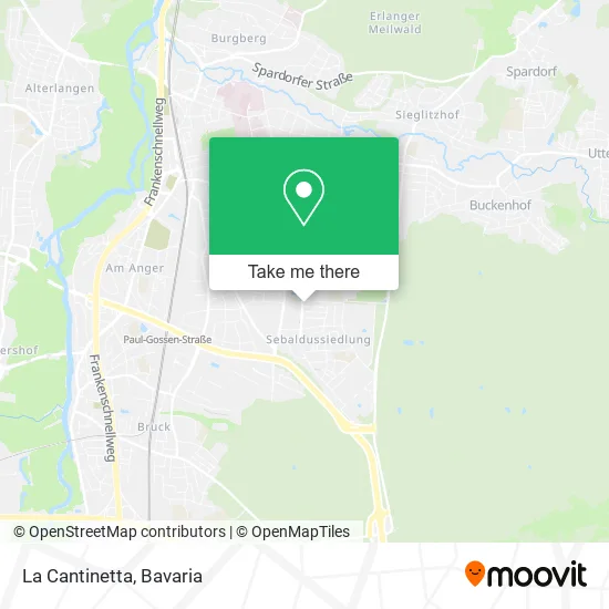 Карта La Cantinetta