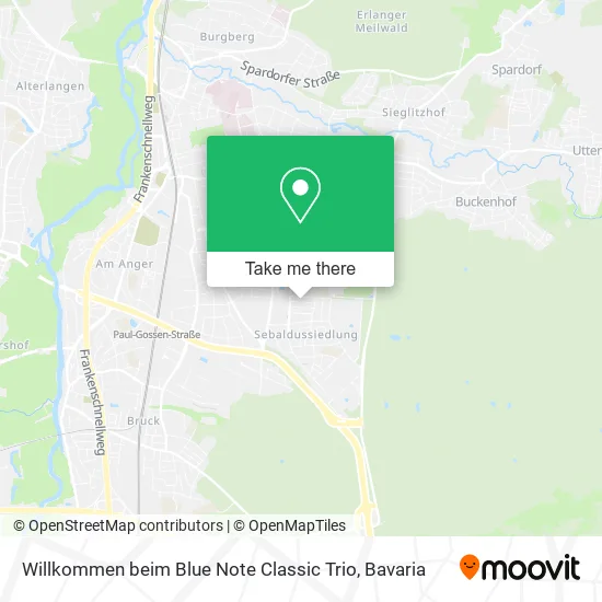 Карта Willkommen beim Blue Note Classic Trio