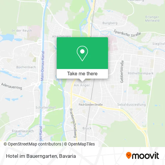 Карта Hotel im Bauerngarten