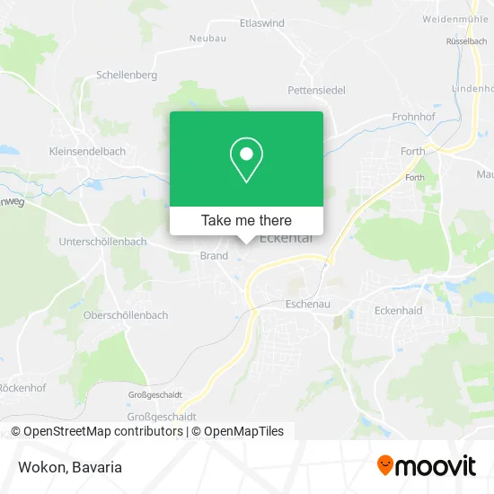 Карта Wokon