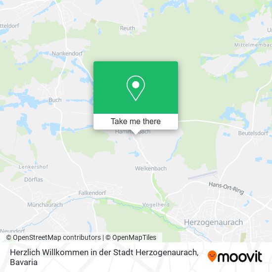 Herzlich Willkommen in der Stadt Herzogenaurach map