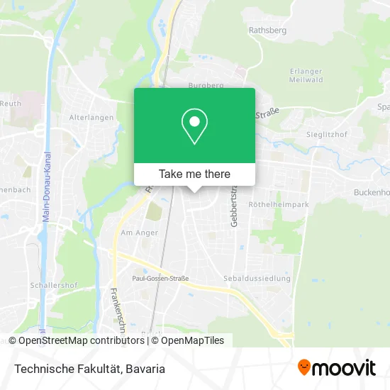 Карта Technische Fakultät