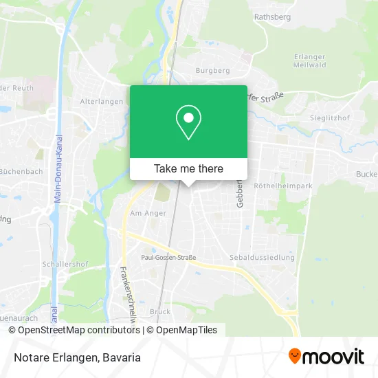 Карта Notare Erlangen