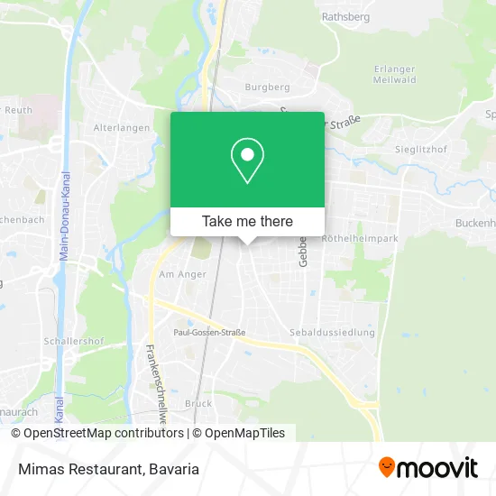 Карта Mimas Restaurant