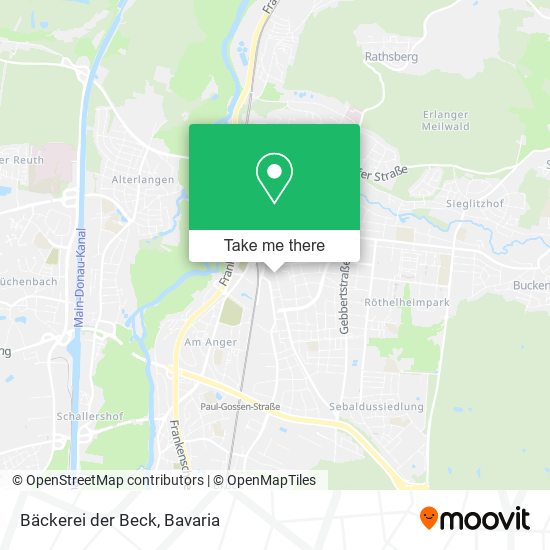 Bäckerei der Beck map