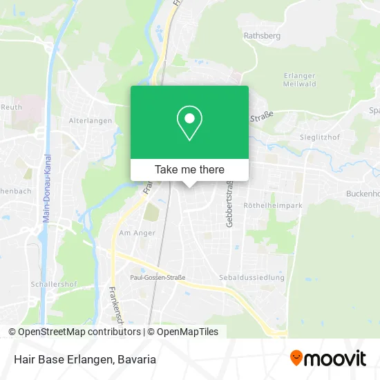 Карта Hair Base Erlangen