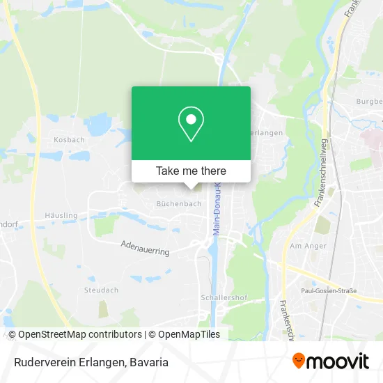 Карта Ruderverein Erlangen