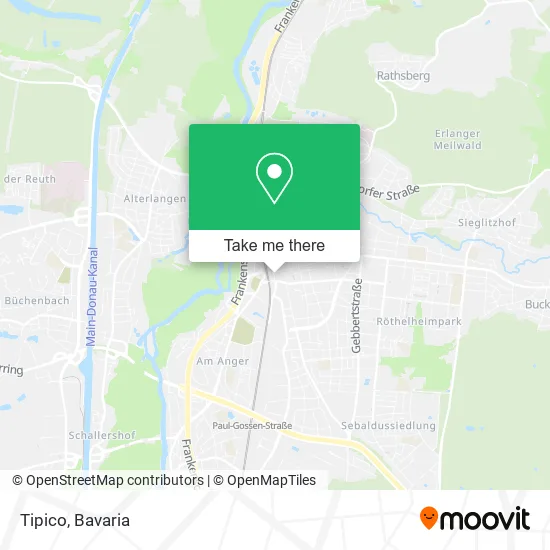 Карта Tipico