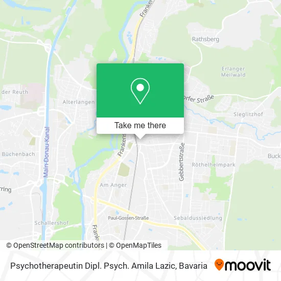 Карта Psychotherapeutin Dipl. Psych. Amila Lazic