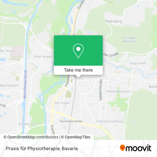 Карта Praxis für Physiotherapie