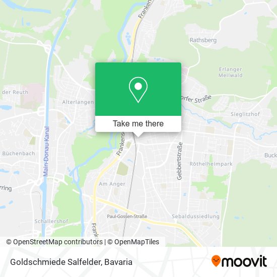Goldschmiede Salfelder map