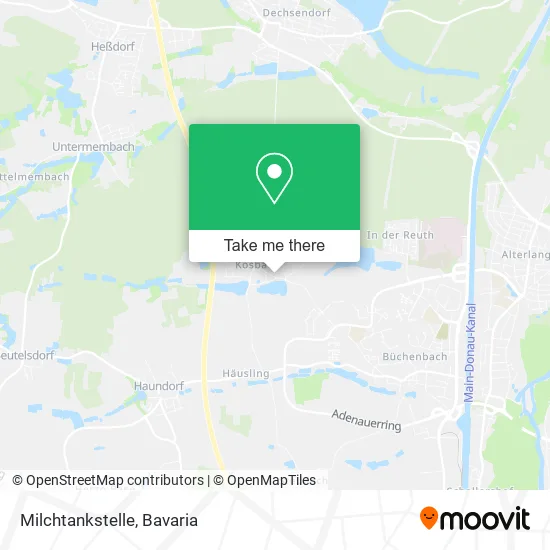 Карта Milchtankstelle