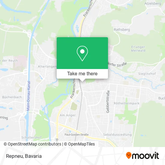 Карта Repneu