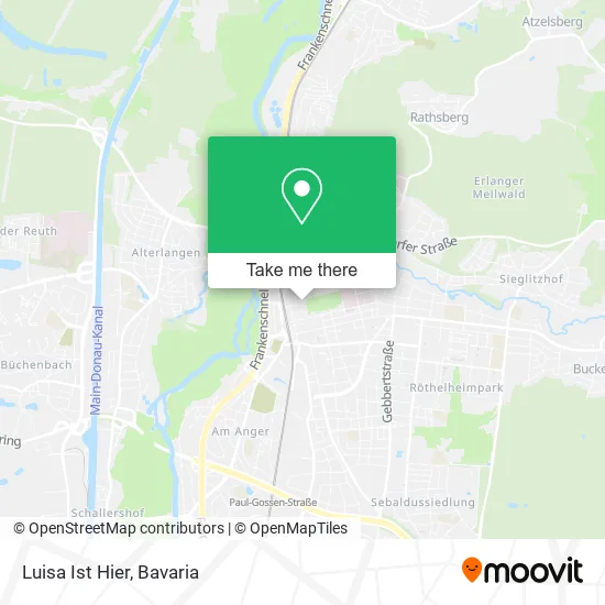 Карта Luisa Ist Hier