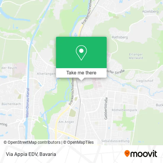Карта Via Appia EDV
