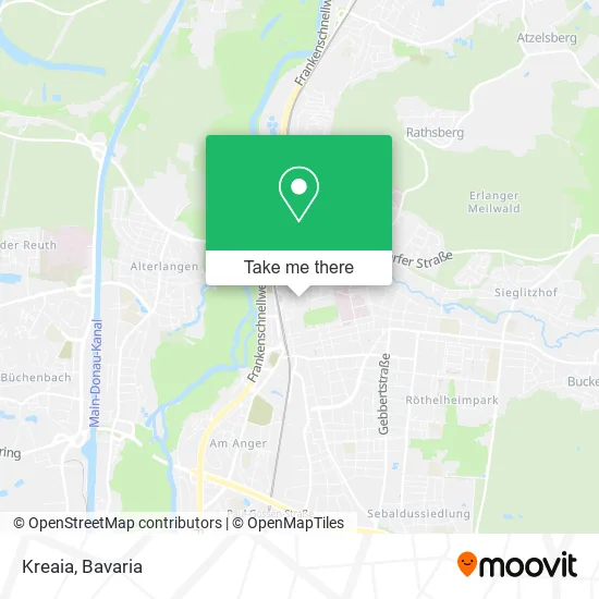 Карта Kreaia