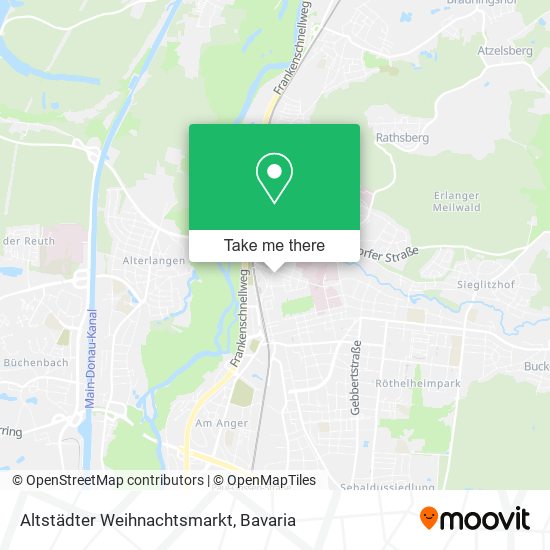 Altstädter Weihnachtsmarkt map