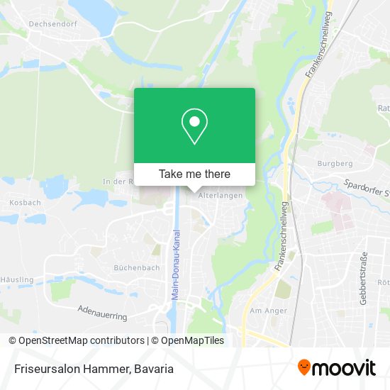 Friseursalon Hammer map