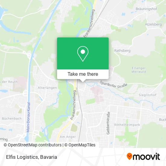 Карта Elfis Logistics