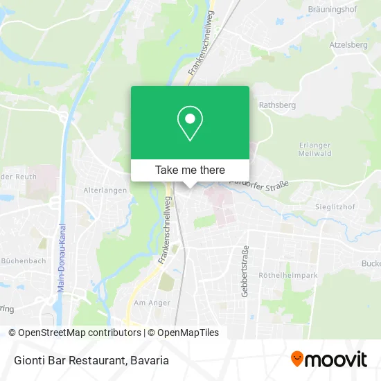 Карта Gionti Bar Restaurant