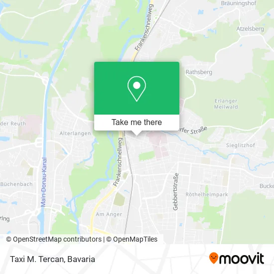 Карта Taxi M. Tercan