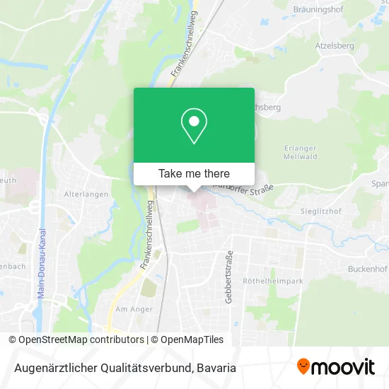 Карта Augenärztlicher Qualitätsverbund