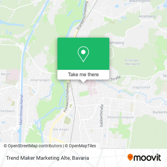 Trend Maker Marketing Alte map