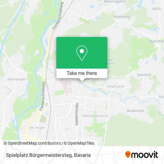 Карта Spielplatz Bürgermeistersteg