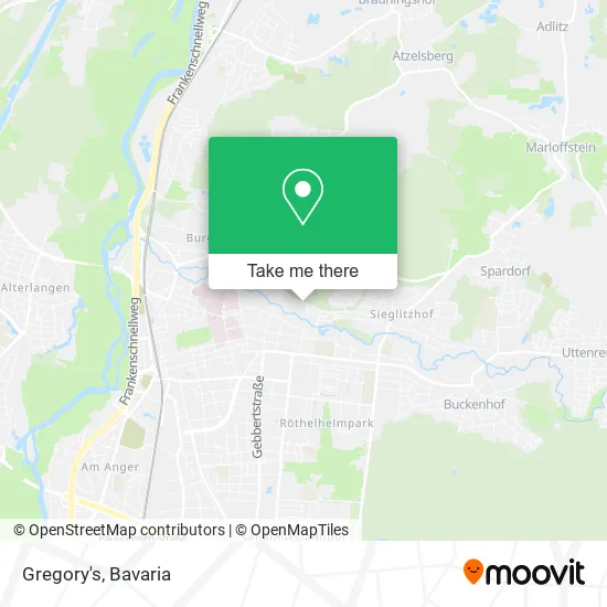 Карта Gregory's
