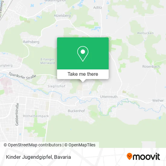 Карта Kinder Jugendgipfel