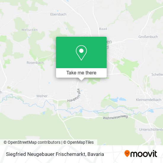 Siegfried Neugebauer Frischemarkt map