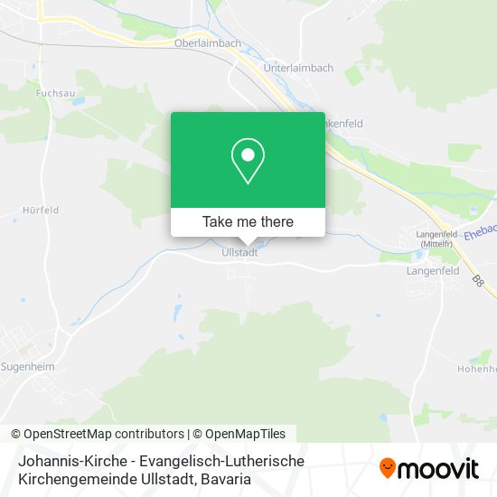 Johannis-Kirche - Evangelisch-Lutherische Kirchengemeinde Ullstadt map