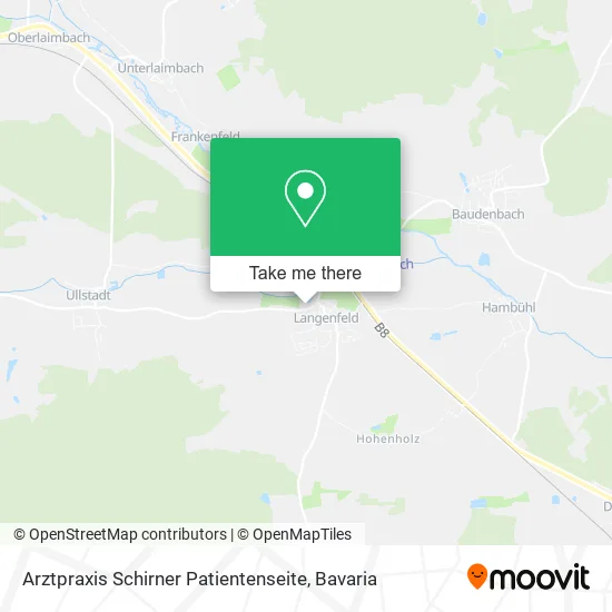 Карта Arztpraxis Schirner Patientenseite