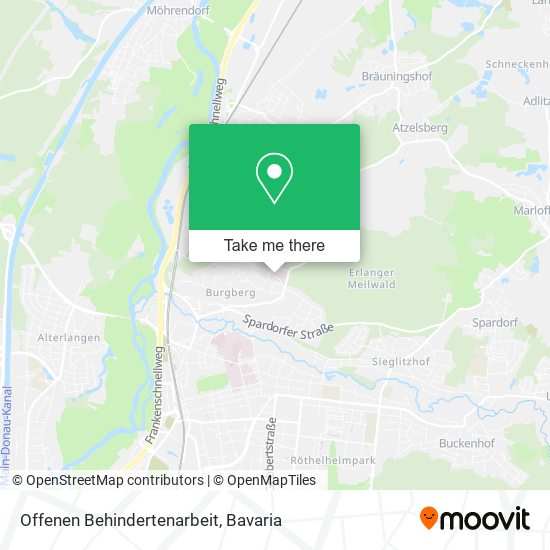 Offenen Behindertenarbeit map