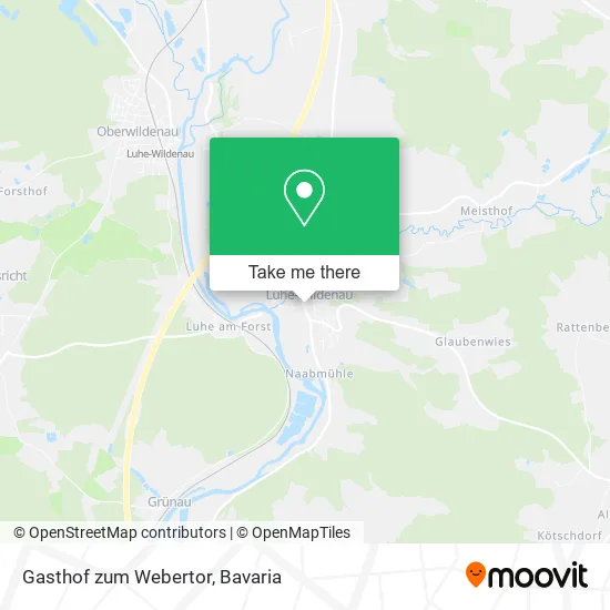 Карта Gasthof zum Webertor