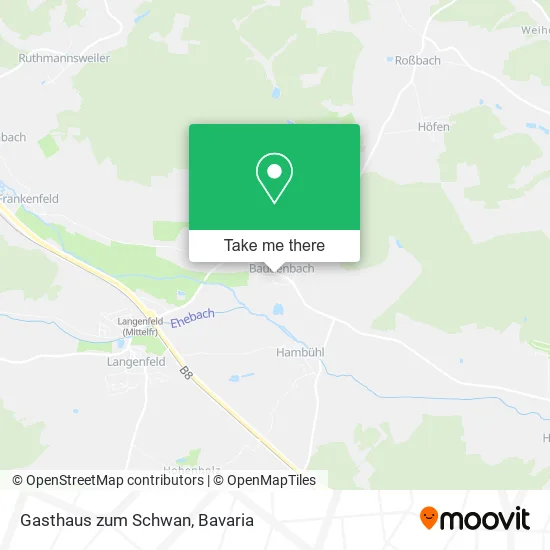Карта Gasthaus zum Schwan