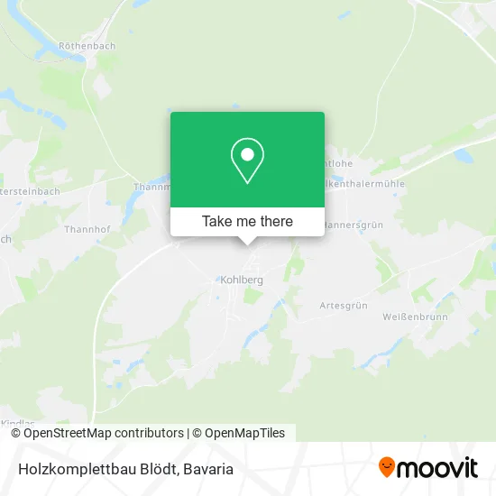Карта Holzkomplettbau Blödt