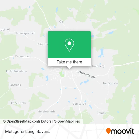 Карта Metzgerei Lang