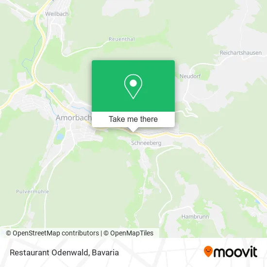 Карта Restaurant Odenwald